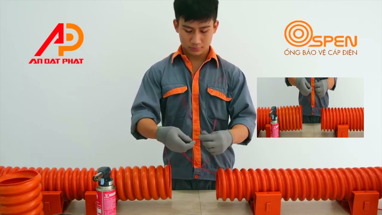 HƯỚNG DẪN NỐI ỐNG NHỰA XOẮN HDPE OSPEN  - NỐI DÂY MỒI