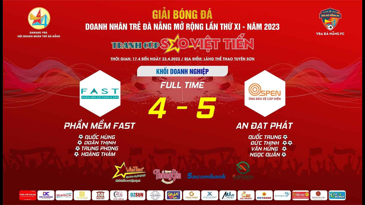 An Đạt Phát - Phần mềm Fast - Giải bóng đá Doanh nhân trẻ Đà nẵng 2023