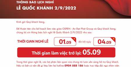 Lịch nghỉ lễ quốc khánh 2 -