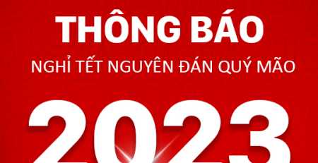 thông báo nghỉ tết